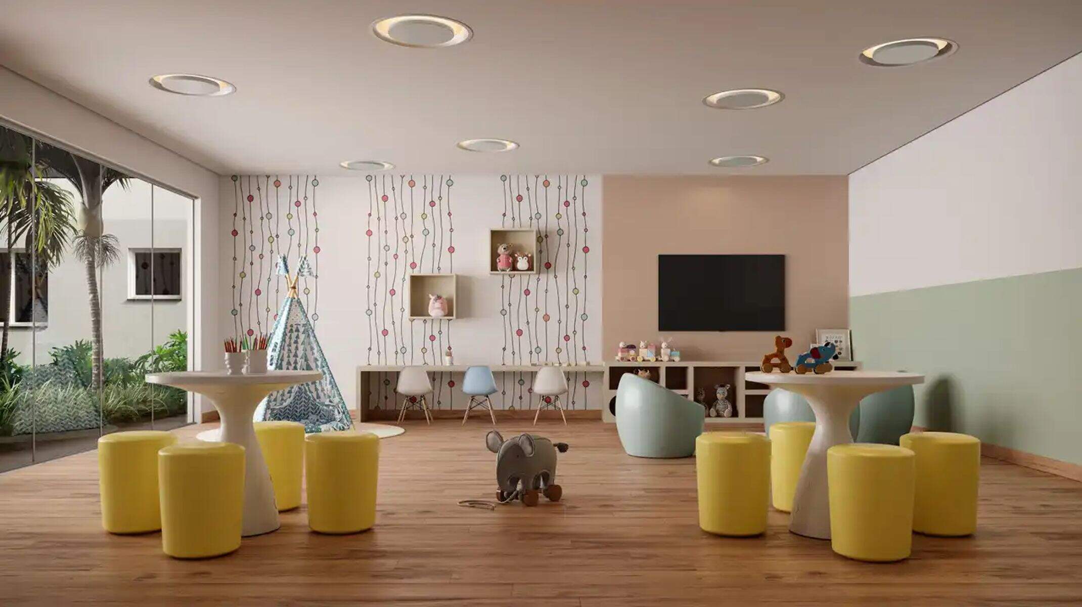 Apartamento à venda no Cabral: Espaço kids