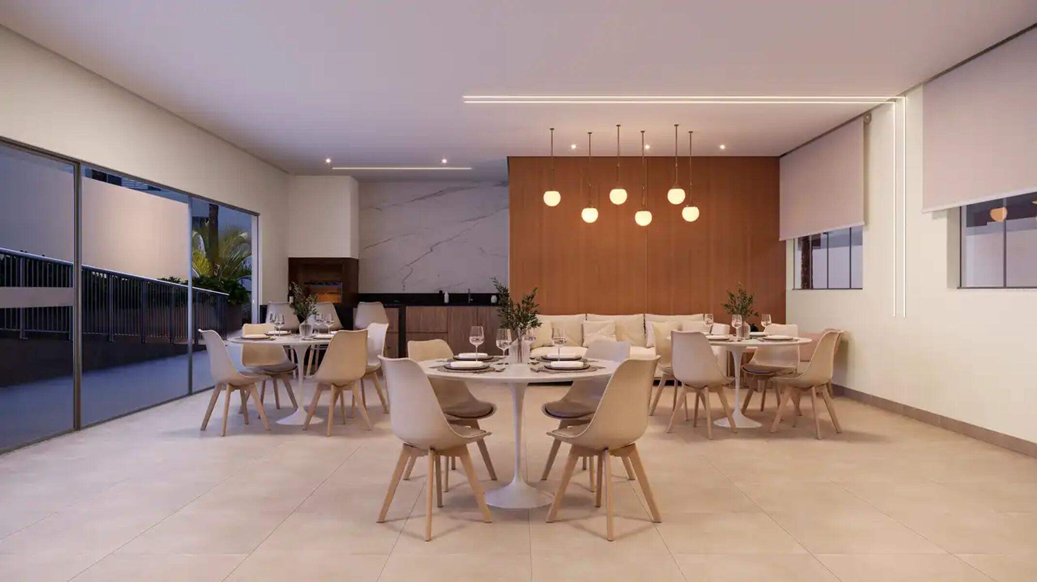 Apartamento à venda no Cabral: Espaço gourmet