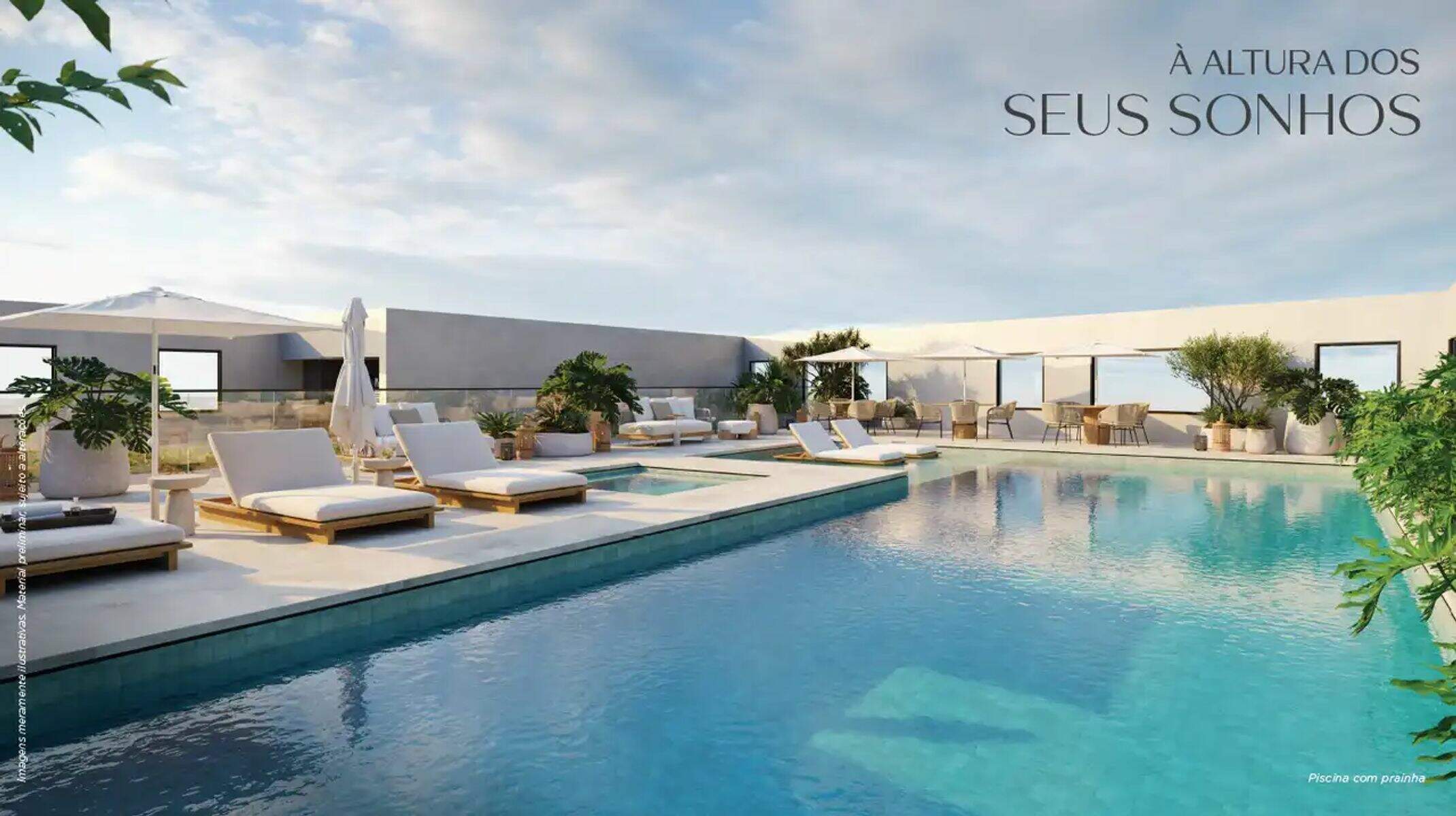 Apartamento à venda no Ouro Preto: Piscina no rooftop
