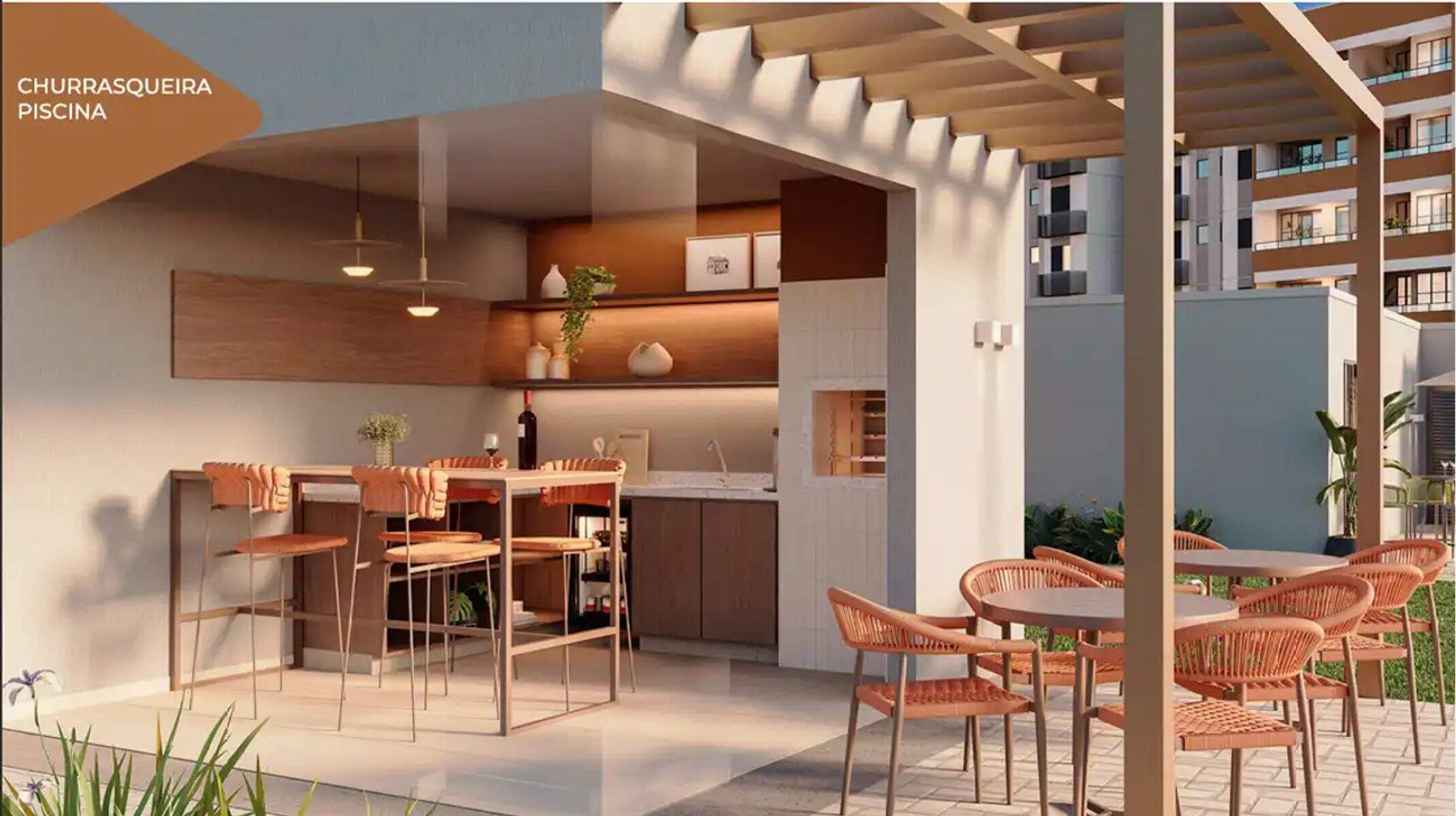 Apartamento à venda no Paquetá: Churrasqueira / Piscina 