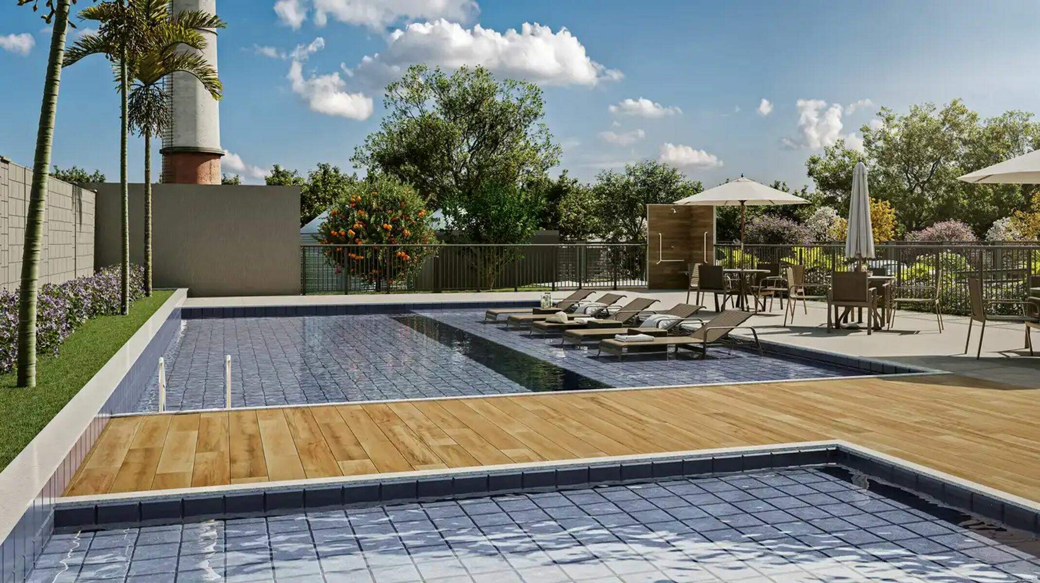 Apartamento à venda no Alípio de Melo: Piscinas adulto e infantil
