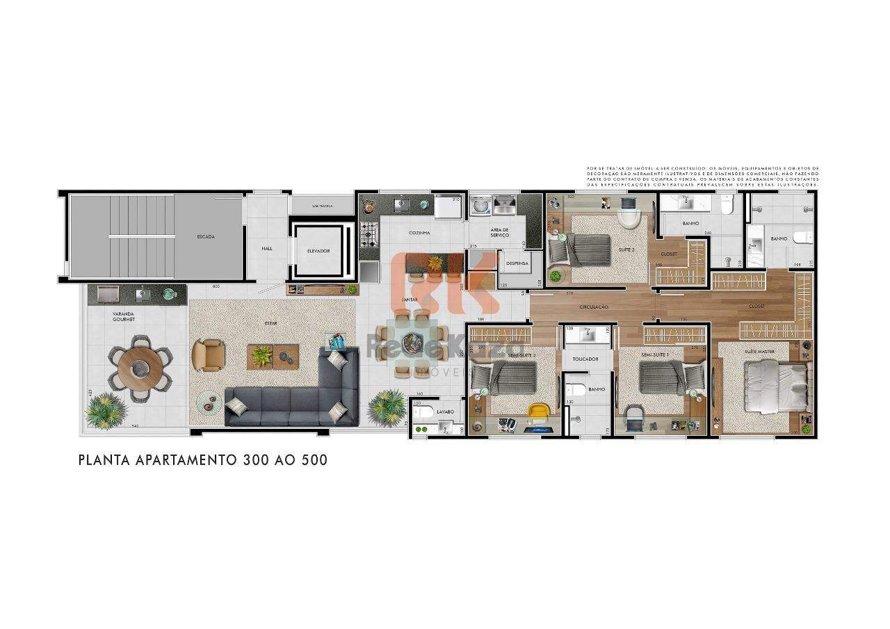 Apartamento à venda no Castelo: 