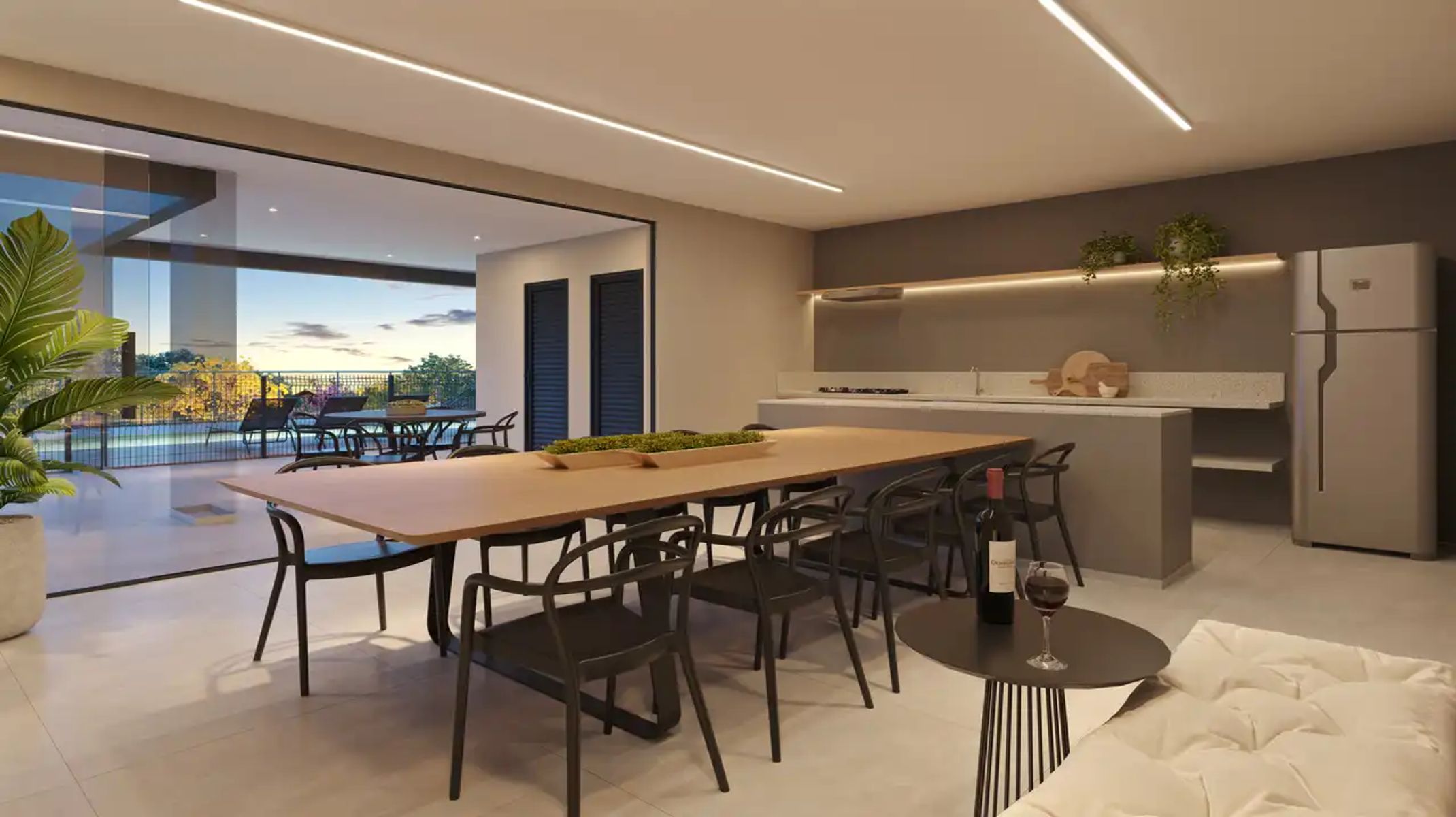 Apartamento à venda no Serrano: Espaço gourmet com varanda