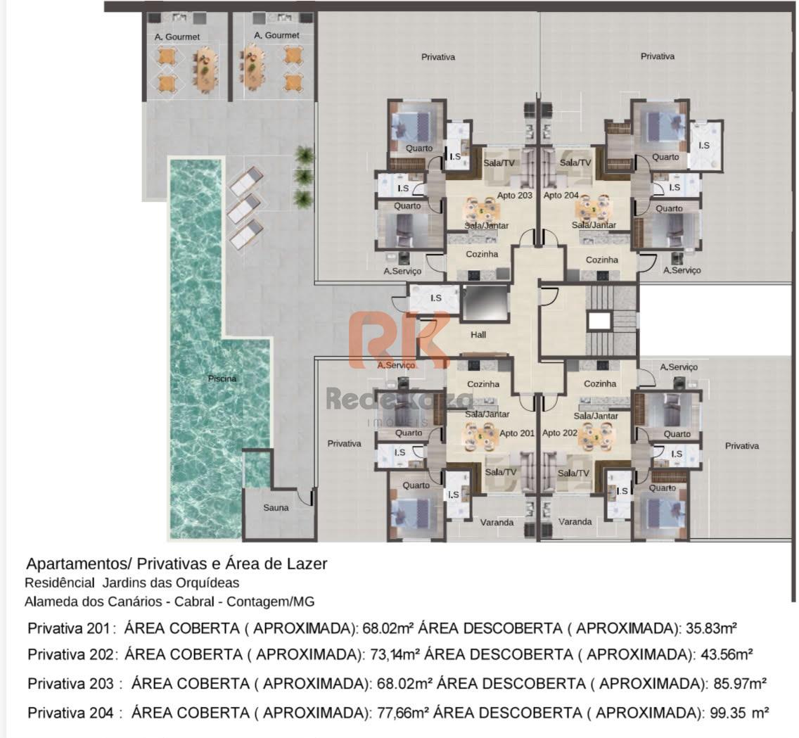 Apartamento à venda no Cabral: 