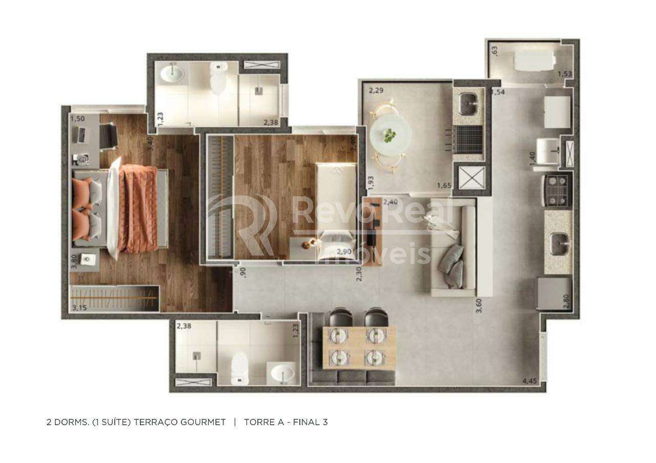 Apartamento à venda no Vila Alzira: 