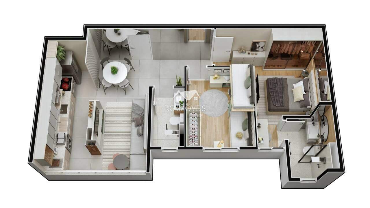 Apartamento à venda com 2 quartos, 54m² - Foto 8