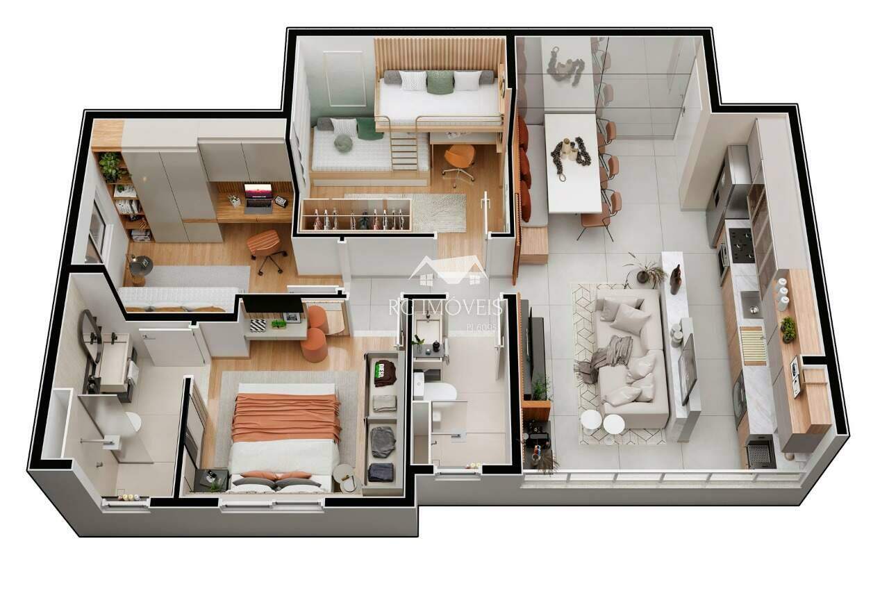 Apartamento à venda com 2 quartos, 54m² - Foto 16