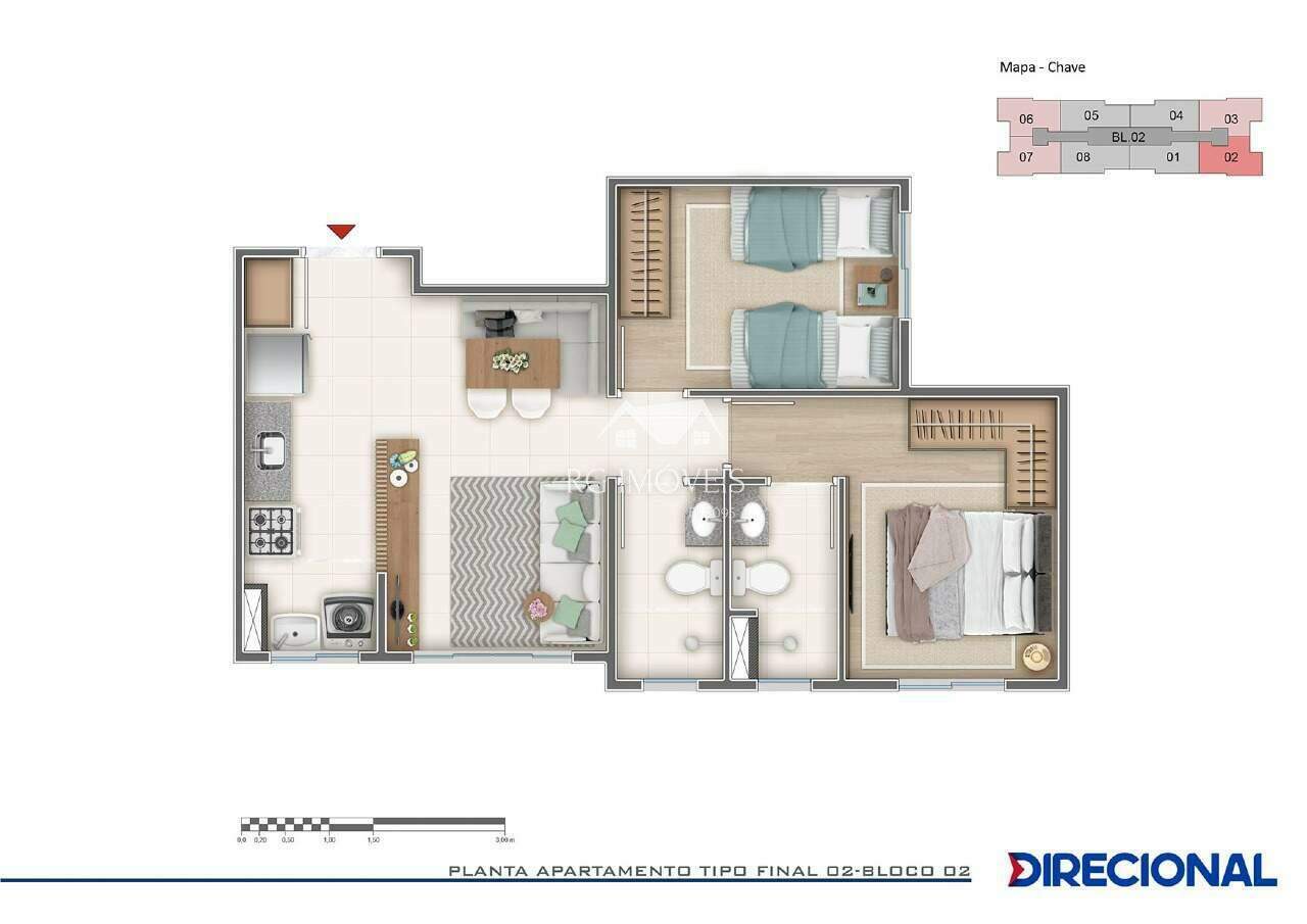 Apartamento à venda com 2 quartos, 43m² - Foto 16