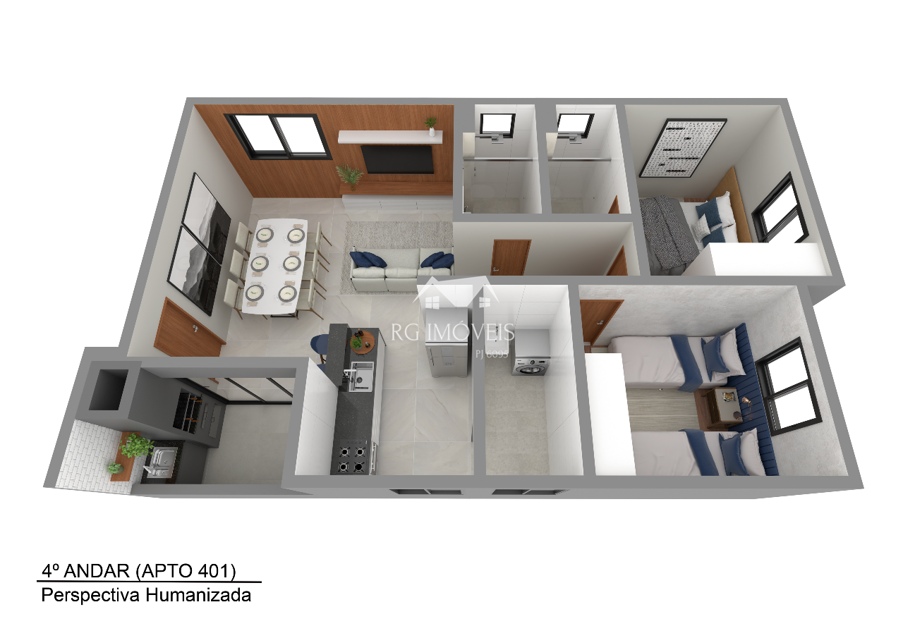 Apartamento à venda com 2 quartos, 52m² - Foto 17