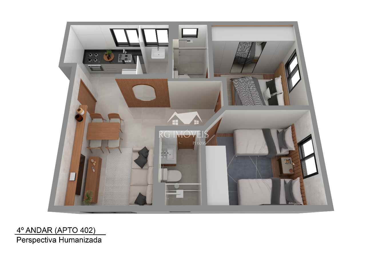 Apartamento à venda com 2 quartos, 48m² - Foto 21