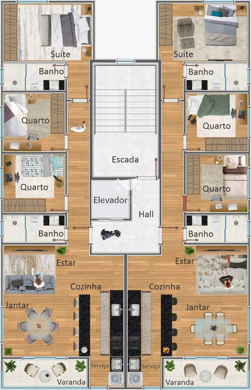 Apartamento à venda com 3 quartos, 83m² - Foto 4