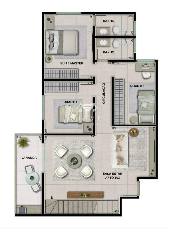 Apartamento à venda com 2 quartos, 61m² - Foto 23