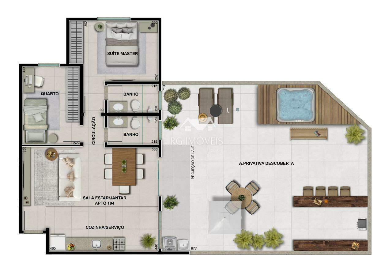 Apartamento à venda com 2 quartos, 61m² - Foto 14