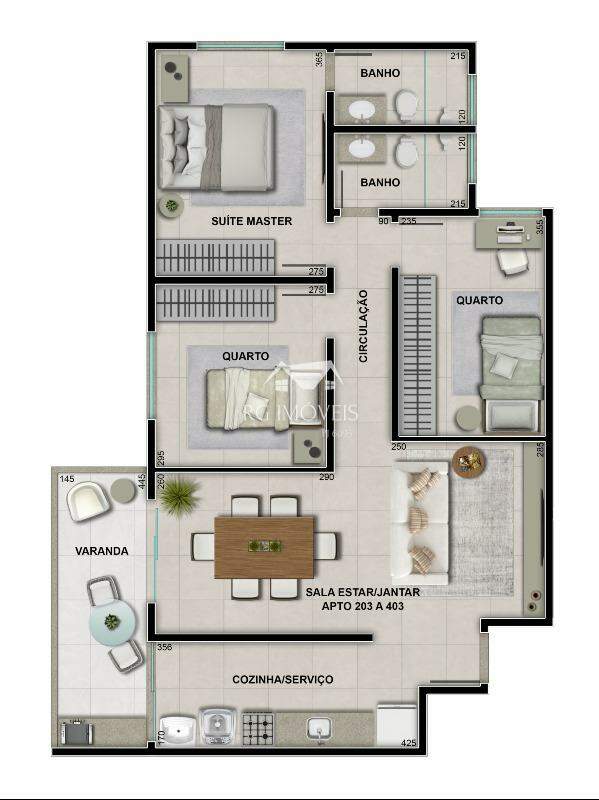 Apartamento à venda com 2 quartos, 61m² - Foto 11