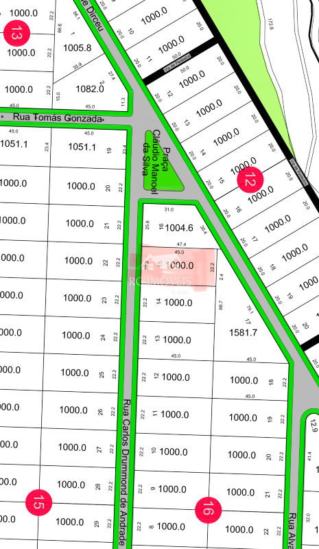 Terreno, 1000 m² - Foto 10