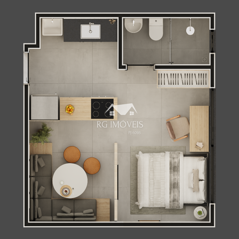 Apartamento, 1 quarto, 26 m² - Foto 7