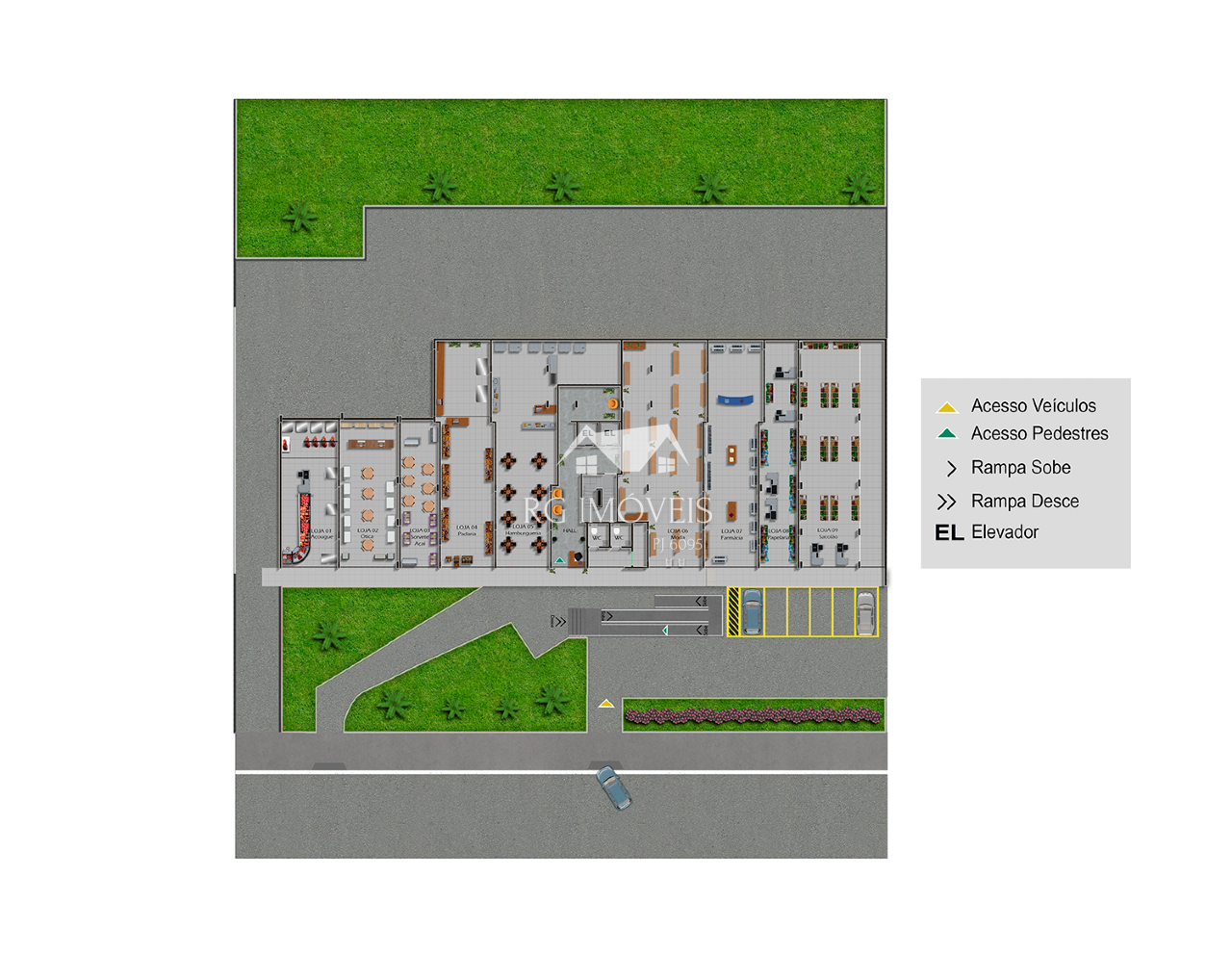 Loja-Salão, 68 m² - Foto 3