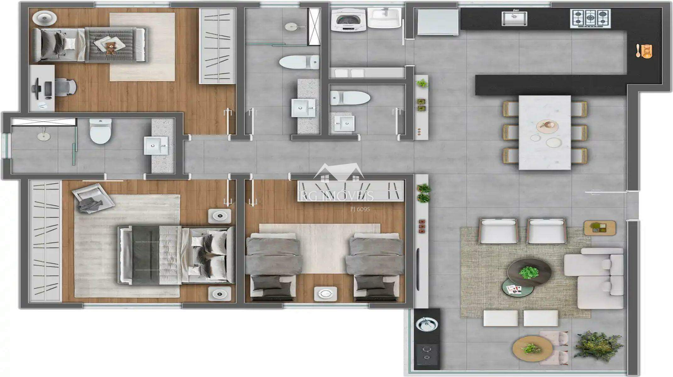 Apartamento, 3 quartos, 97 m² - Foto 9