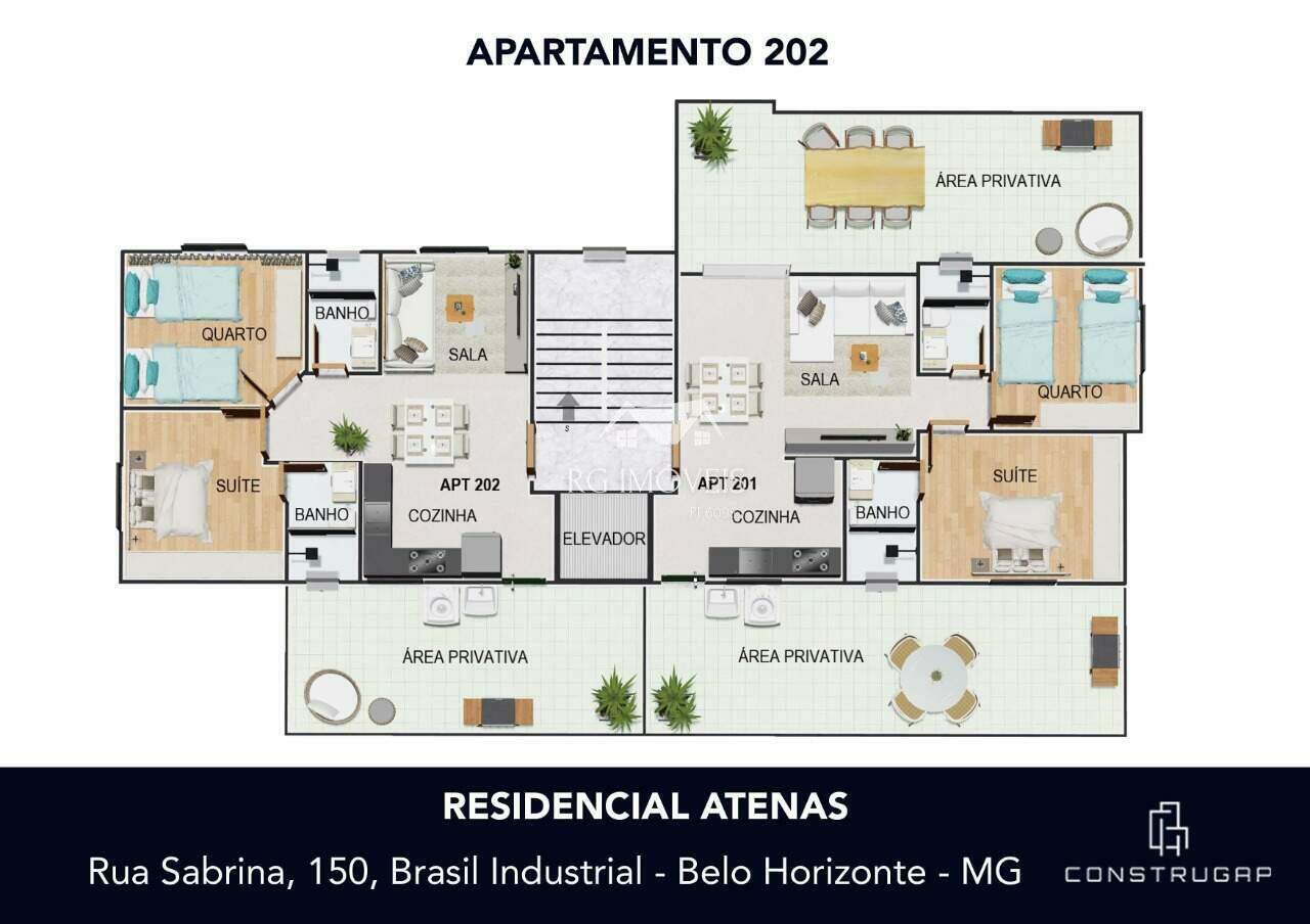 Apartamento à venda com 2 quartos, 51m² - Foto 4