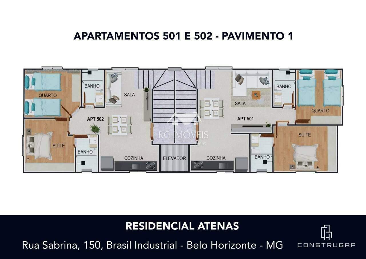 Apartamento à venda com 2 quartos, 51m² - Foto 8