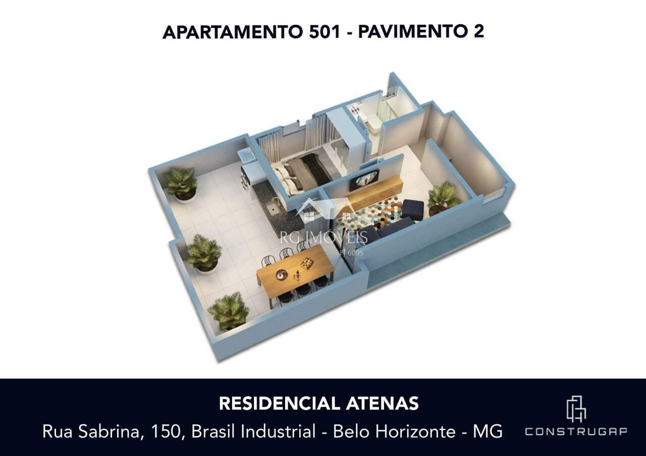 Apartamento à venda com 2 quartos, 51m² - Foto 11