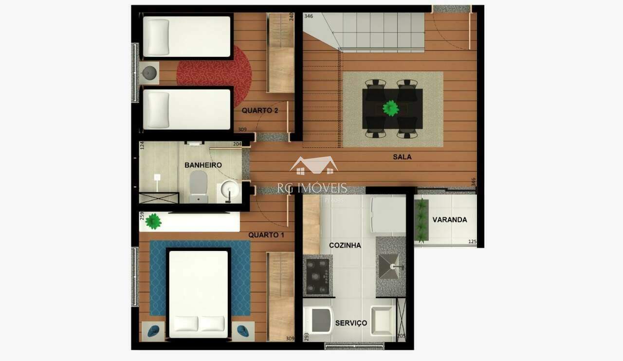 Apartamento à venda com 2 quartos, 44m² - Foto 7