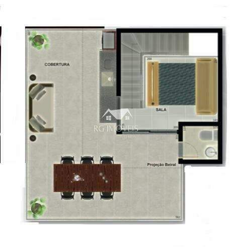 Apartamento à venda com 2 quartos, 44m² - Foto 8