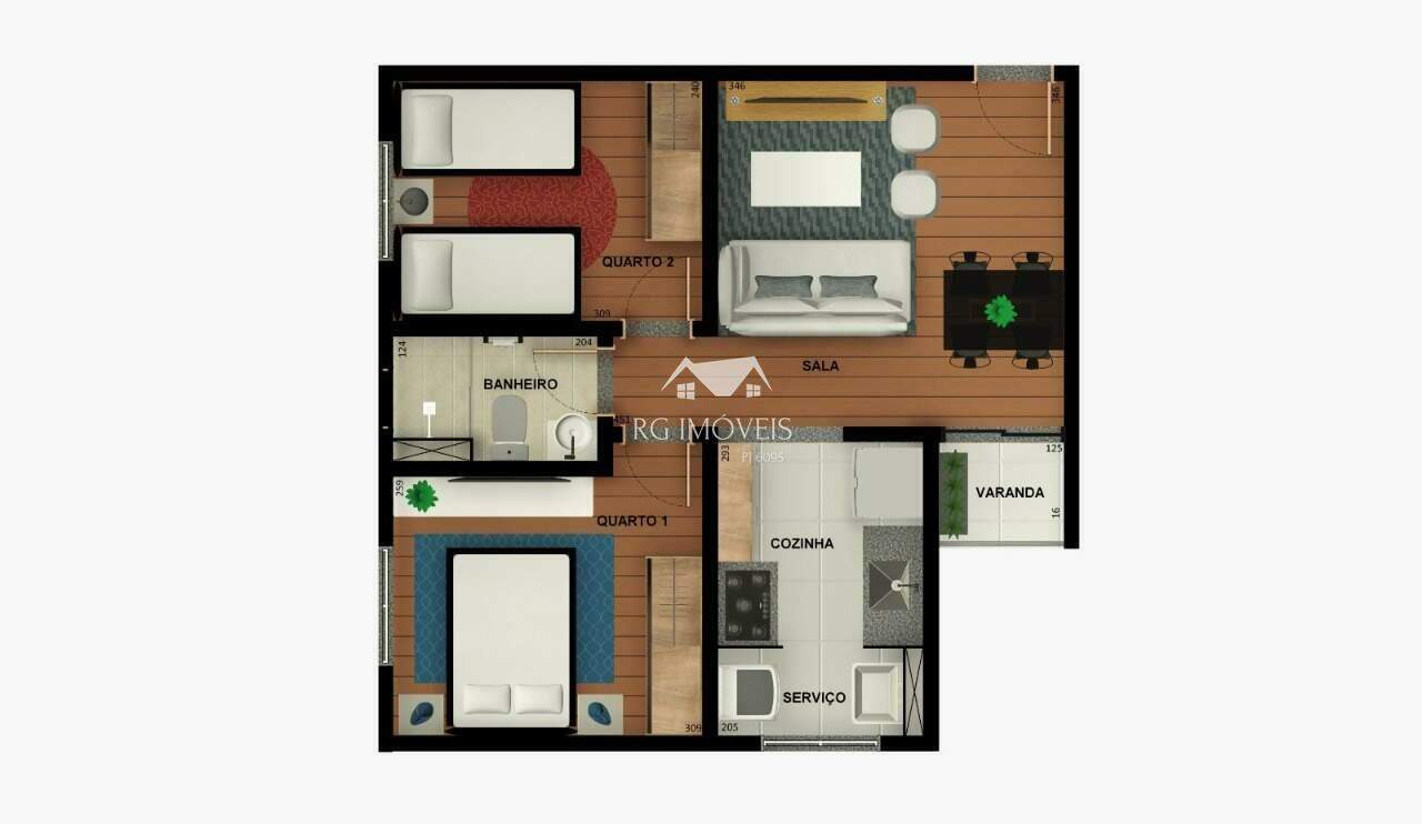 Apartamento à venda com 2 quartos, 44m² - Foto 6