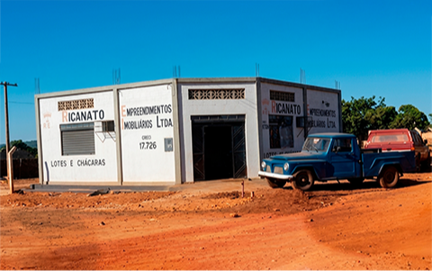 Imagem sobre a loteadora