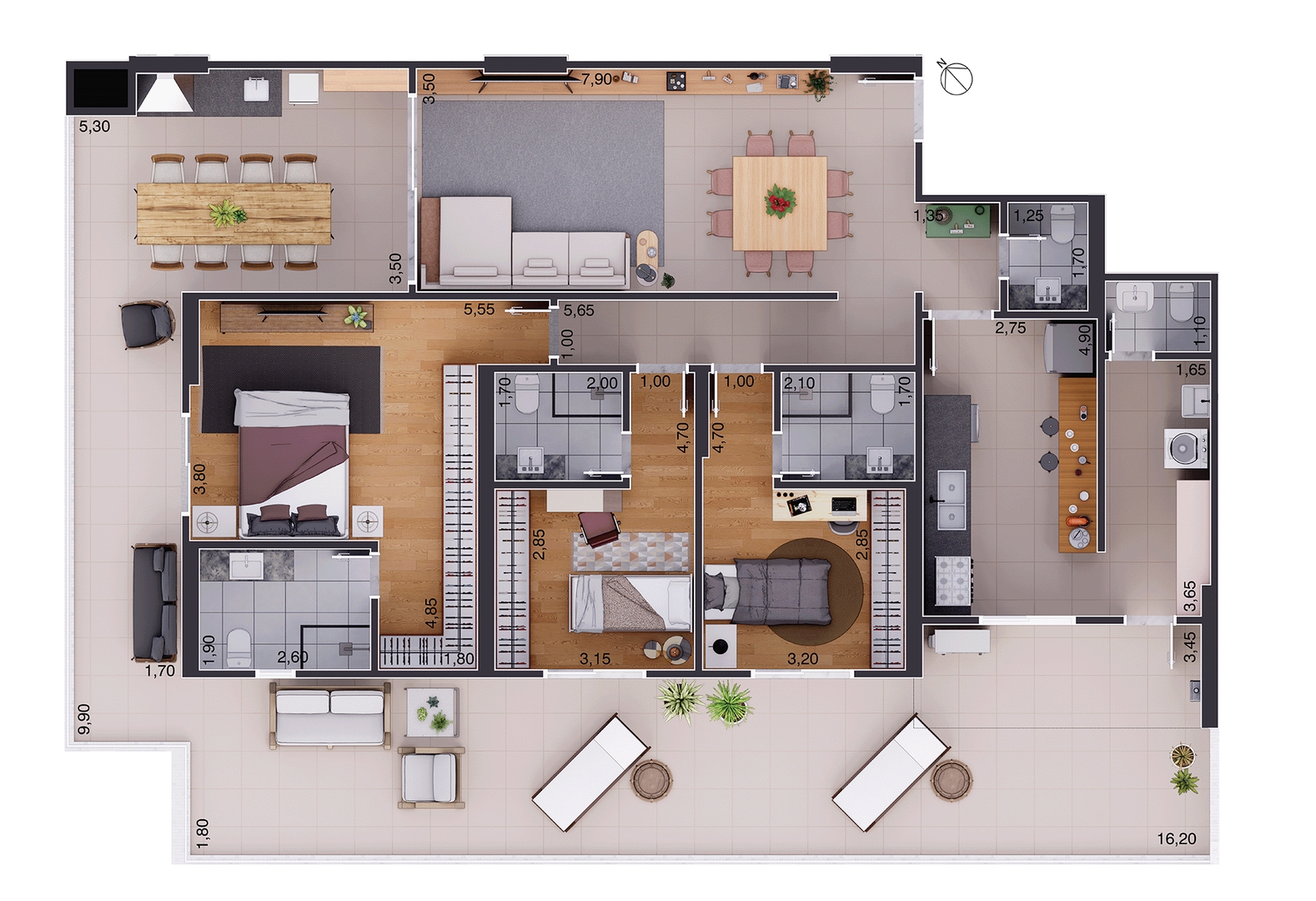 CRYSTAL PALACE - APARTAMENTO GARDEN - FINAL 1-min