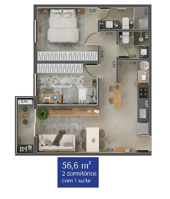 Planta 566m²