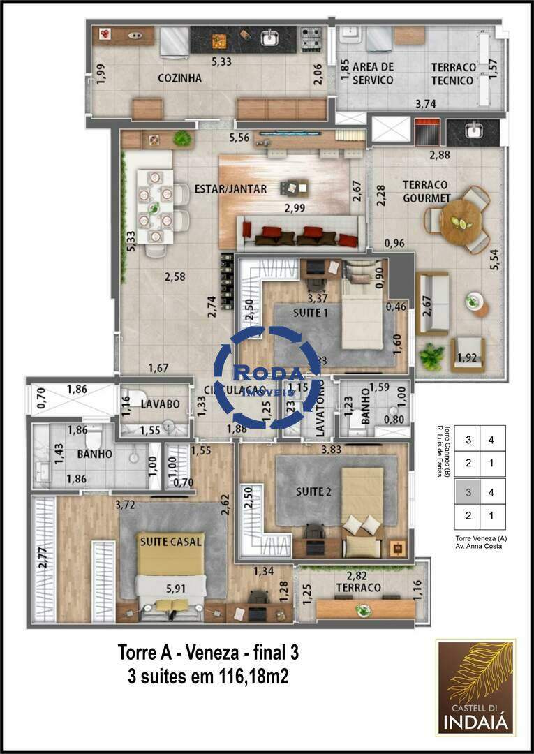 Apartamento à venda no Gonzaga: 