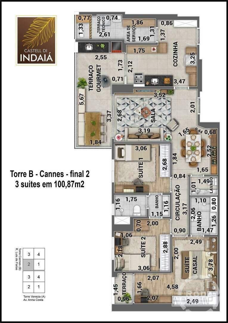 Apartamento à venda no Gonzaga: 