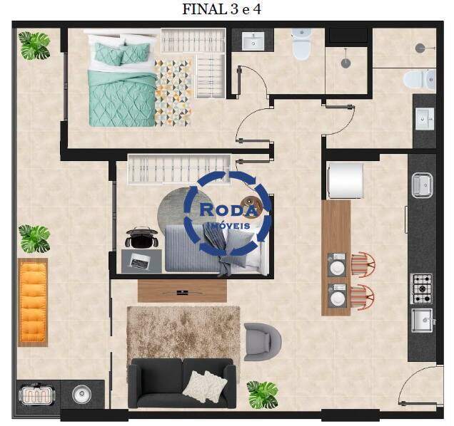 Apartamento à venda no José Menino: 