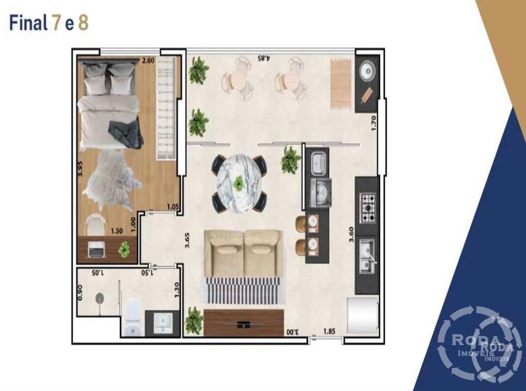 Apartamento à venda no Macuco: 