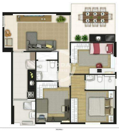 Apartamento à venda no Boqueirão: 