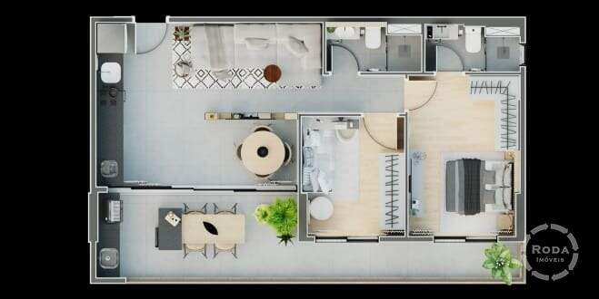 Apartamento à venda no Ponta da Praia: 