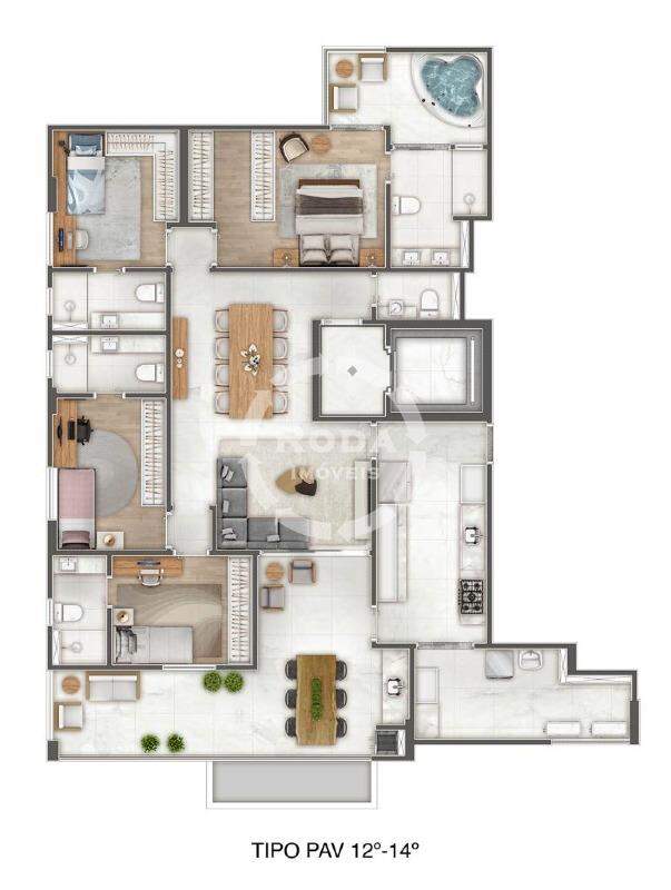Apartamento à venda no Ponta da Praia: 