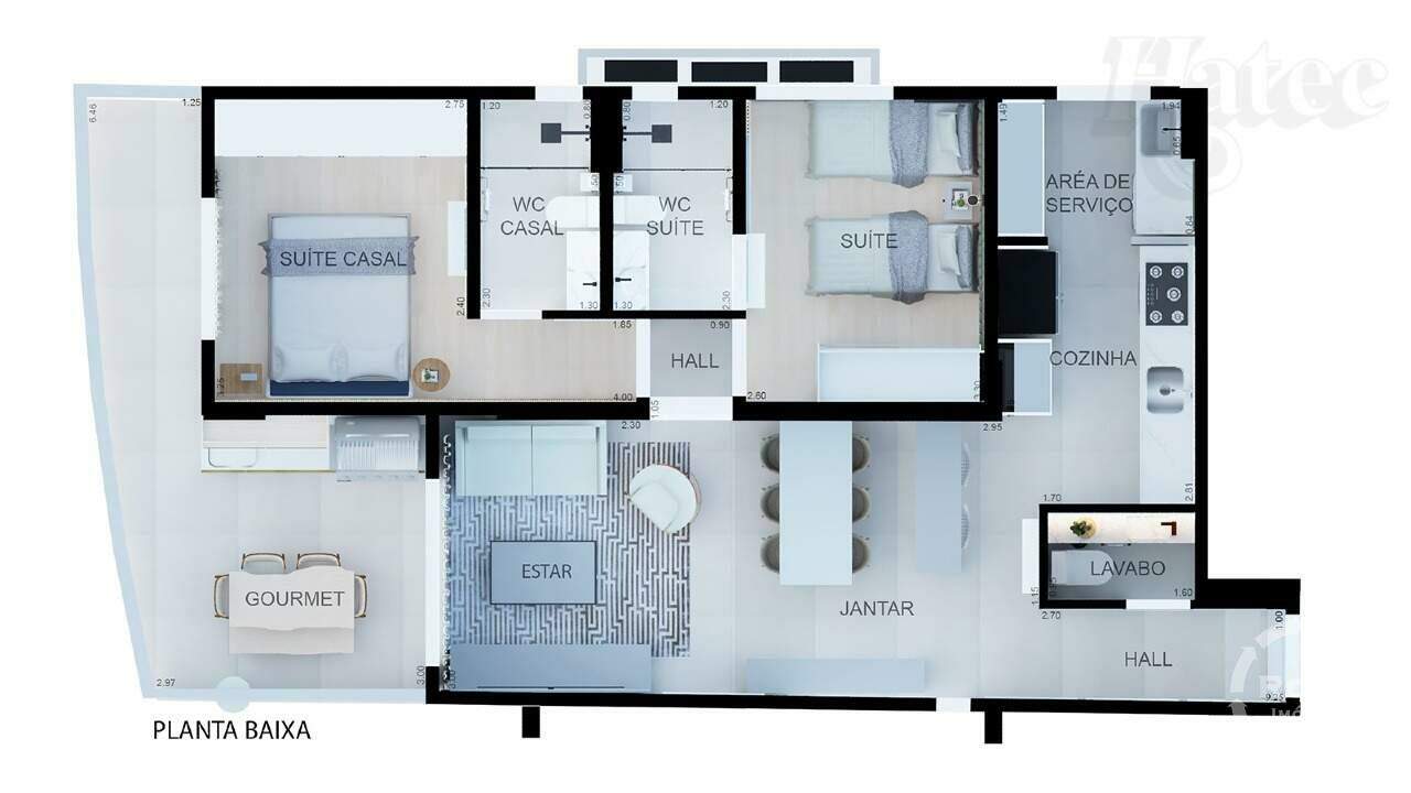 Apartamento à venda no Boqueirão: 