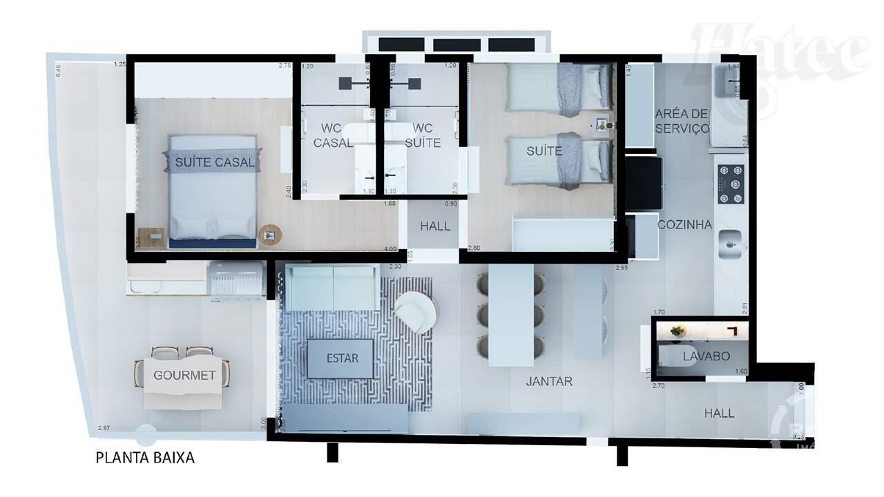 Apartamento à venda no Boqueirão: 