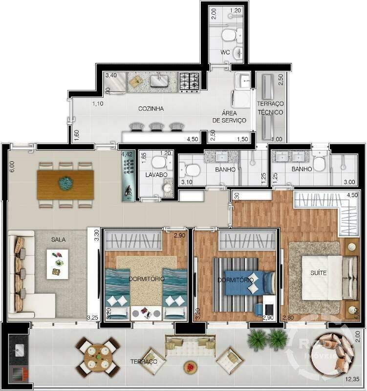 Apartamento à venda no Aparecida: 
