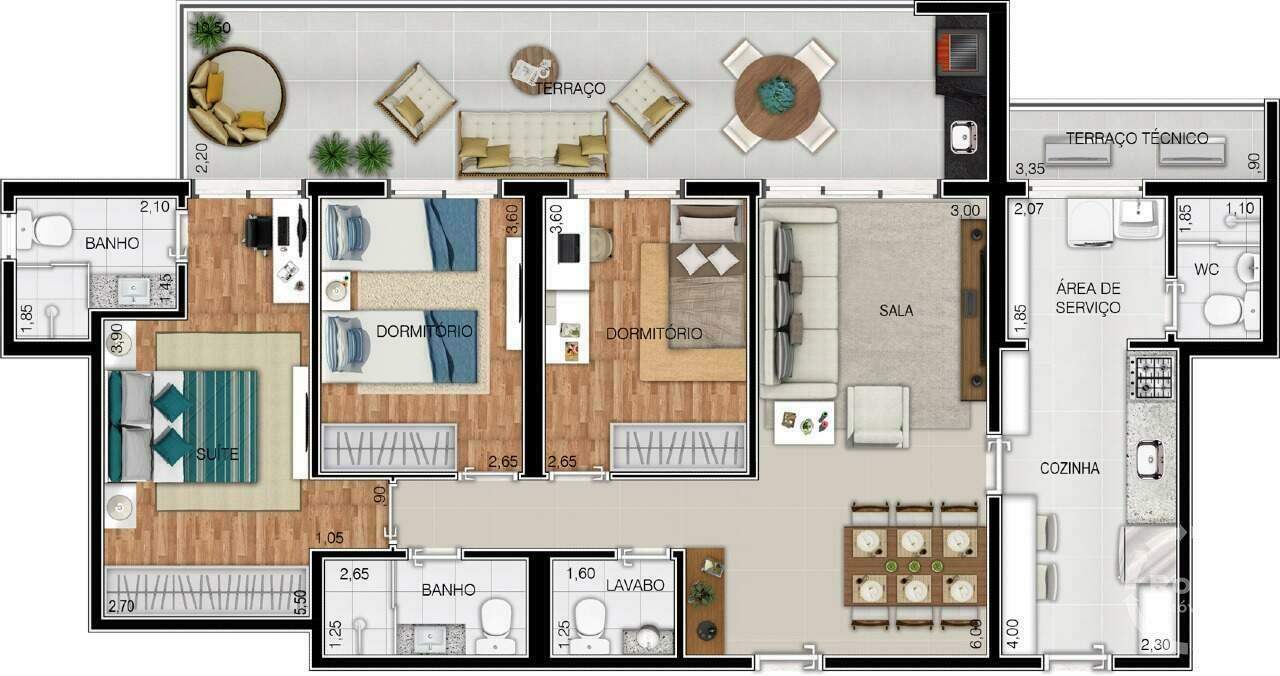 Apartamento à venda no Aparecida: 