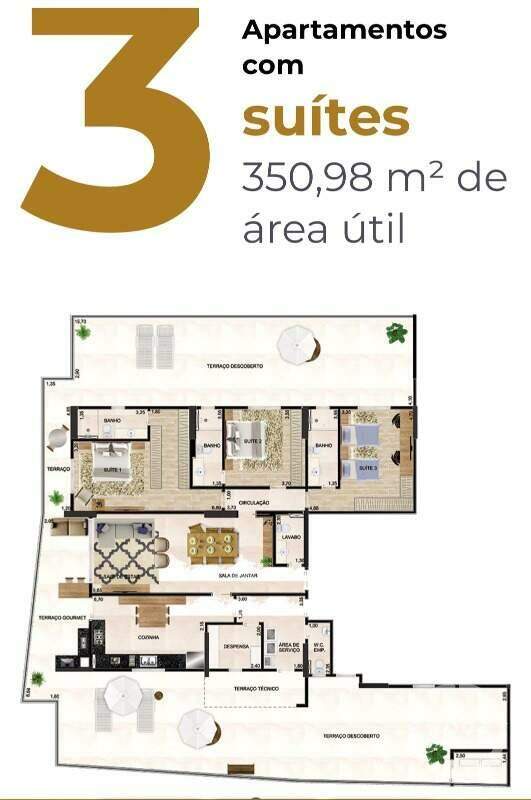 Apartamento à venda no Ponta da Praia: 