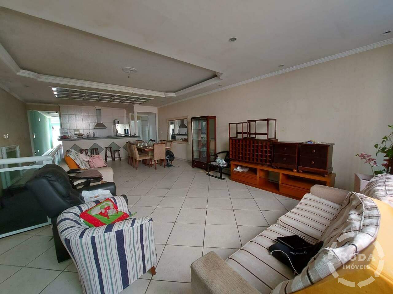 Casa à venda no Vila Mathias: Sala 2º andar