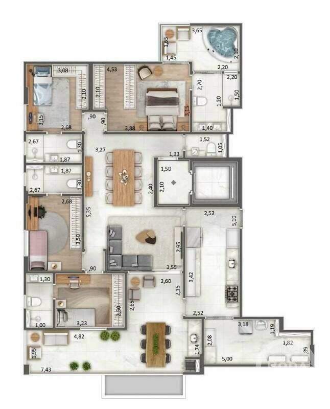 Apartamento à venda no Ponta da Praia: 