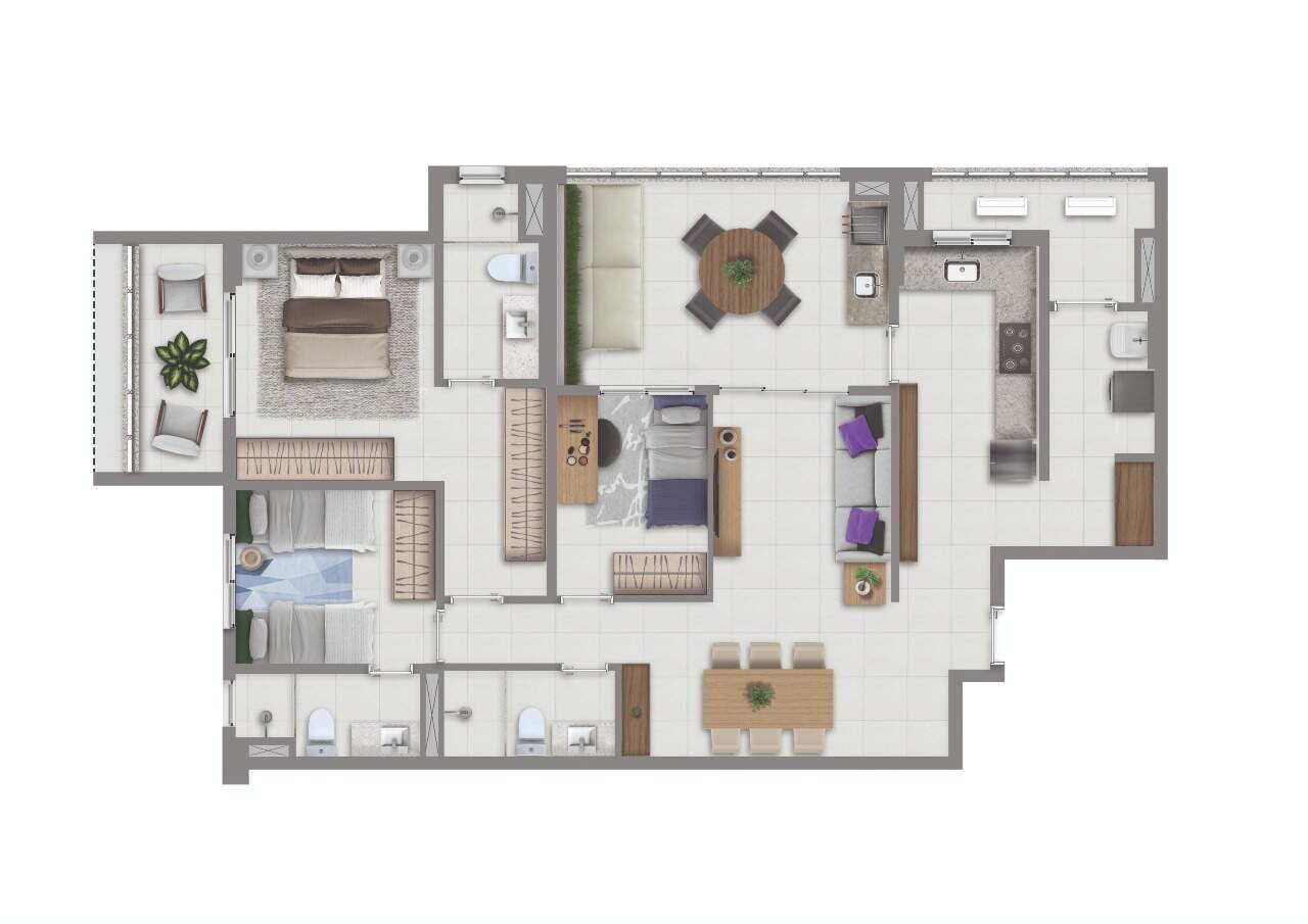 Apartamento à venda no Embaré: 