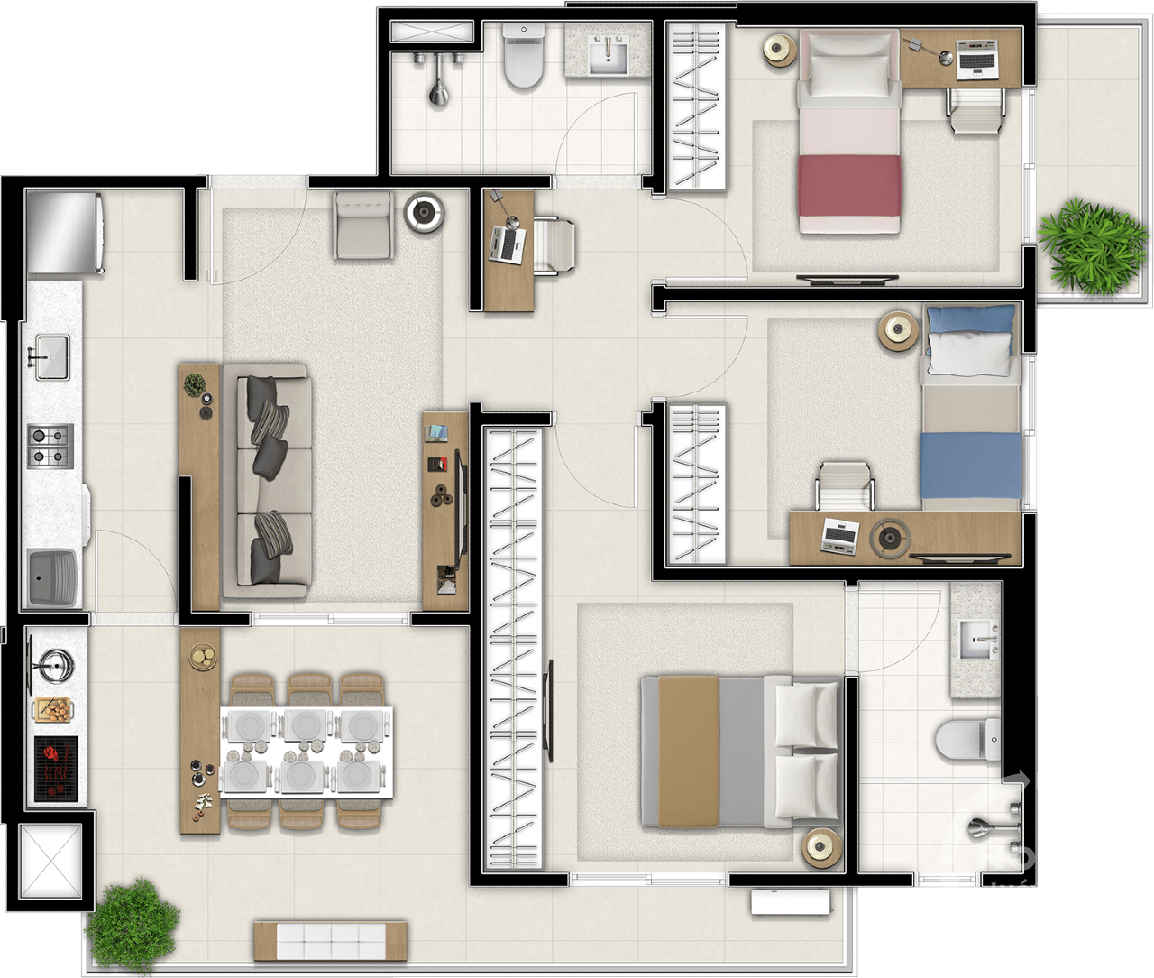 Apartamento à venda no Encruzilhada: 