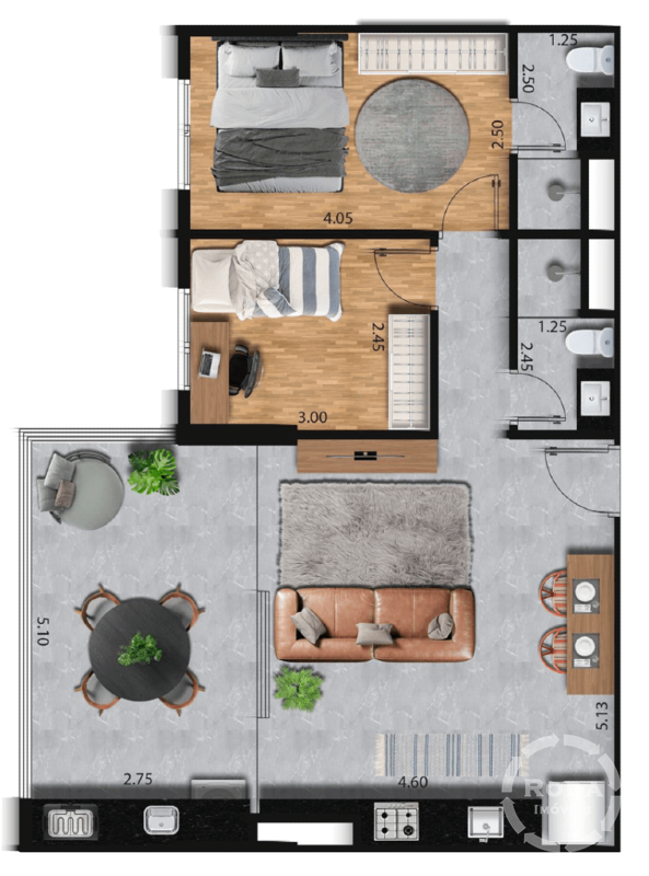 Apartamento à venda no José Menino: 