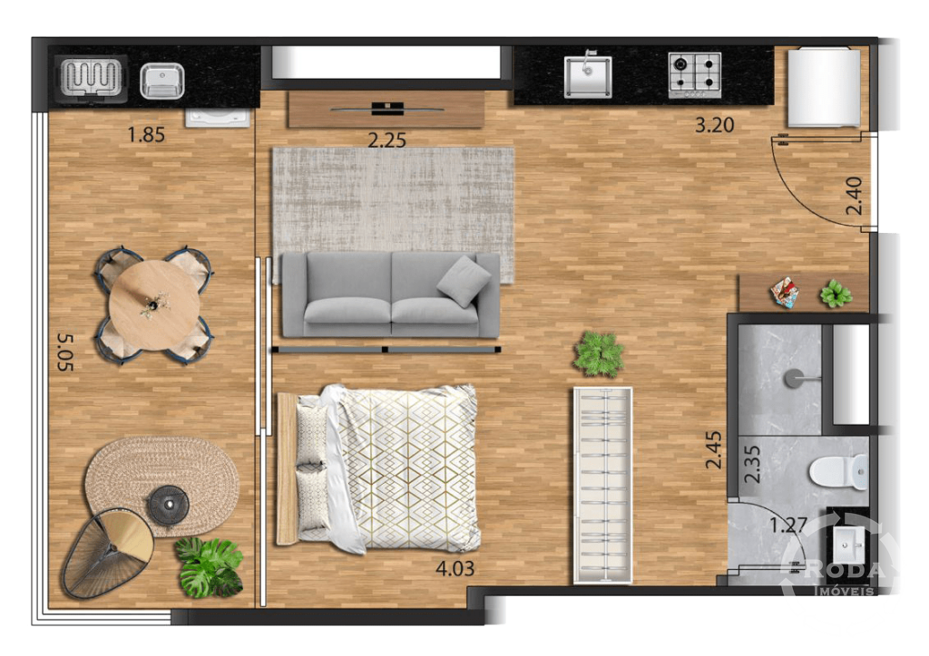 Apartamento à venda no José Menino: 