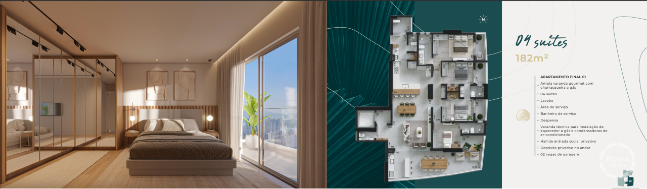 Apartamento à venda no Ponta da Praia: 